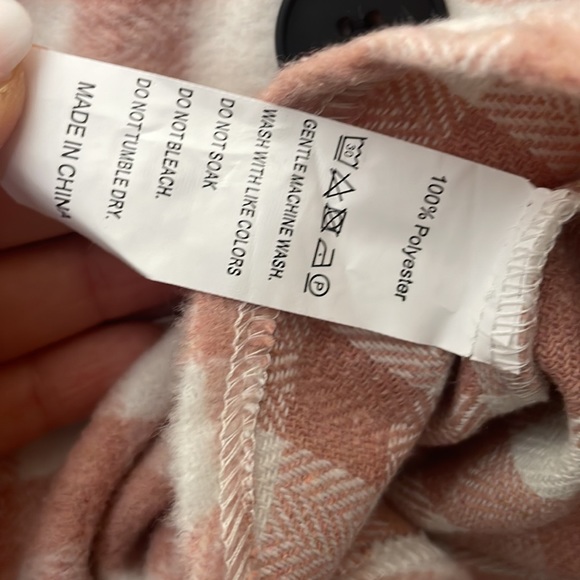 PINK RIPPLE Flannel - Picture 3 of 6